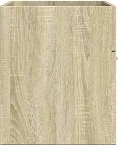 vidaXL Ντουλάπι Νιπτήρα Sonoma Δρυς 80 x 38,5 x 46 εκ. από Επεξ. Ξύλο