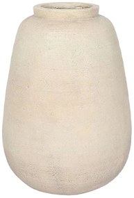 Βάζο Sikinos 031635 43x43x61cm Beige Μαγνήσιο