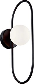 Απλίκα Τοίχου Viokef Fancy Black 4208900
