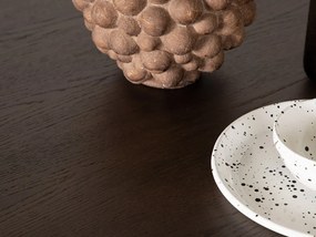Τραπέζι Dallas 3200, Σκούρο καφέ, Μαύρο, 74cm, 24 kg, Φυσικό ξύλο καπλαμά, Ινοσανίδες μέσης πυκνότητας, Μέταλλο | Epipla1.gr