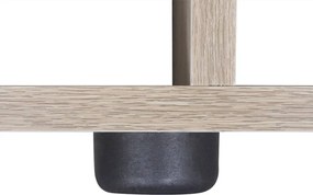 vidaXL Βιβλιοθήκη / Ραφιέρα με Κύβους Χρώμα Δρυς 142 εκ.