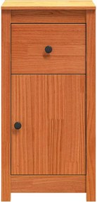 vidaXL Πλαϊνό γραφείο Κερωτό καφέ 39 x 34,5 x 80 εκ