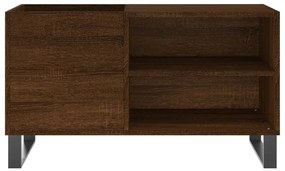 vidaXL Δισκοθήκη Καφέ Δρυς 85 x 38 x 48 εκ. από Επεξεργασμένο Ξύλο