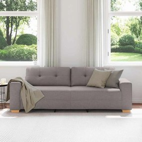 vidaXL Καναπές Taupe 221 x 78 x 80 εκ ύφασμα