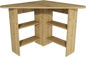 Γραφείο Δρυς Ζαφείρι CORNER 80x80x73,8