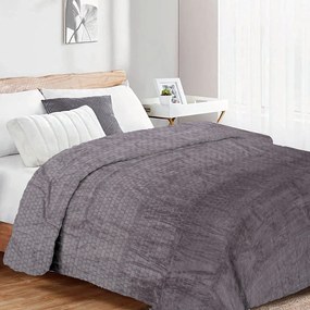 Κουβέρτα Fleece Μονή (160x220) Dimcol Brick 06 Grey