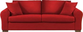 Καναπές Ορφέας Διθέσιος-145φ 90β εκ.-Κόκκινο