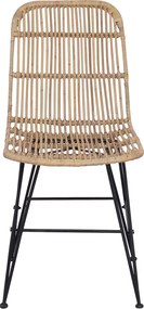 vidaXL Καρέκλα τραπεζαρίας 2 pcs Φυσικό 41 x 55 x 85 εκ.