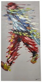 Πίνακας σε καμβά Walking Inart 70x3x140εκ 70x3x140 εκ.