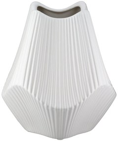 Βάζο Κεραμικό Λευκό 15Χ15Χ18εκ 15Χ15Χ18εκ