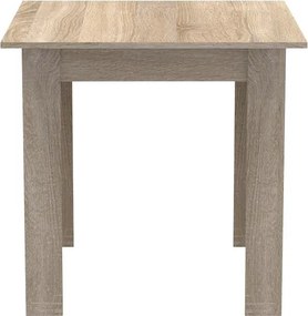 Τραπέζι Manka I μελαμίνη σε sonoma απόχρωση 80x80x77εκ 80x80x77 εκ.