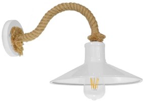 Φωτιστικό Τοίχου-Απλίκα Vinsa 01130 White GloboStar Metal