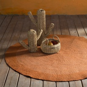 Στρογγυλό Χαλί Καλοκαιρινό (Φ150) Nima Carpets Bergren Deep Orange