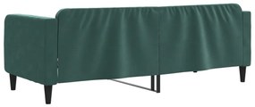 Καναπές Κρεβάτι Σκούρο Πράσινο 80 x 200 εκ. Βελούδινος - Πράσινο