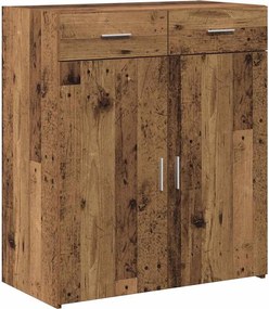 vidaXL Ντουλάπι αποθήκευσης Παλιό ξύλο 80 x 42.5 x 93 εκ.