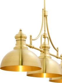 Κρεμαστό Πολύφωτο Platino 122,5cm Χρυσό