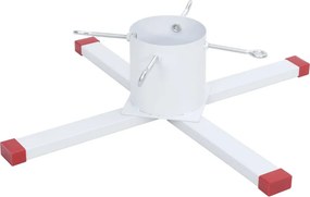vidaXL Βάση Χριστουγεννιάτικου Δέντρου Λευκή 61x61x15,5 εκ.