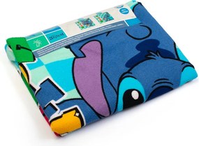 Παιδικό Πόντσο (50x100) Dimcol Lilo & Stitch 196 Aqua-Sky Blue