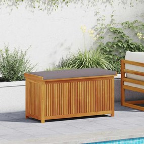 vidaXL Κουτί Μαξιλαριών Εξ. Χώρου 113x50x60,5 εκ. Μασίφ Ξύλο Ελάτης