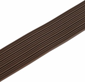 vidaXL Αυτοκόλλητη σφραγίδα παραθύρου Καφέ 9 x 4 mm 50 μ EPDM αφρός