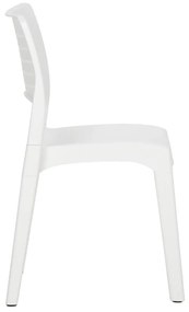 vidaXL Καρέκλες Κήπου 2 τεμ. Λευκές από Πολυπροπυλένιο