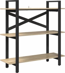 vidaXL Ράφι Βιβλίων Δρύς Sonoma 100 x 33,5 x 102 εκ Επεξεργασμένο ξύλο