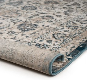 Χαλί Διαδρόμου (67x140) Βιοκαρπέτ Gossip 8504A White Blue