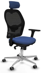Καρέκλα γραφείου με κεφαλάρι Jorquera Piqueras y Crespo 3D086G2 Ναυτικό Μπλε