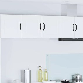 vidaXL Κρεμαστό ντουλάπι κουζίνας με ράφι Λευκό 80 x 31 x 40 εκ