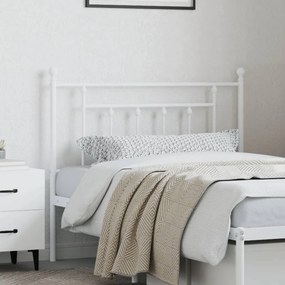 vidaXL Ανταλλακτικό κεφαλάρι Λευκό 107 εκ. Μεταλλικό