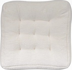 Γούνινη Μαξιλάρα Δαπέδου (50x50x12) Pol Rugs & Mats Rabbit Cream