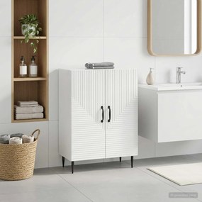 vidaXL Ντουλάπι Αποθήκευσης Μπάνιου HAARLEM Γυαλιστερό Λευκό