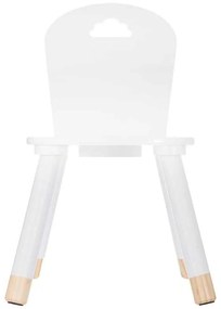 Παιδική καρέκλα Playful pakoworld λευκό 32x31.5x50εκ