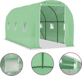 vidaXL Θερμοκήπιο 9 μ² 4,5 x 2 x 2 μ.