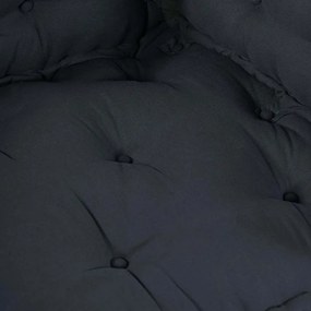 vidaXL Μαξιλάρι για καναπέ παλέτας 3 pcs Ανθρακί ύφασμα