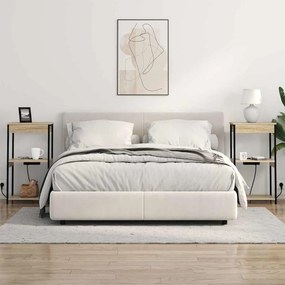 vidaXL Κομοδίνο Δρύς Sonoma 41 x 31 x 76 εκ. Επεξεργασμένο ξύλο
