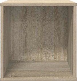 vidaXL Κουτί Άλμπουμ Βινυλίου Sonoma Δρυς 37 x 36,5 x 38 εκ.