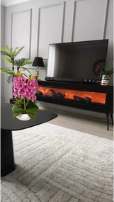 Stewehome Μικρό σετ 6 τεμαχίων λευκής πολυτελούς τεχνητής ορχιδέας σε γλάστρα