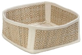 Καλάθι Ψωμιού AMN111 16x16x7cm Natural-Beige Espiel Cotton,Jute