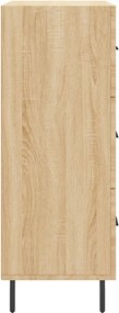 vidaXL Ντουλάπι Sonoma Δρυς 69,5 x 34 x 90 εκ. από Επεξεργασμένο Ξύλο