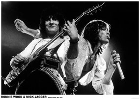 Αφίσα Mick Jagger and Ronnie Wood - Earls Court May 1976