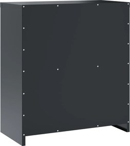 vidaXL Αρχειοθήκη Ανθρακί 79 x 40 x 90 εκ. από Ατσάλι