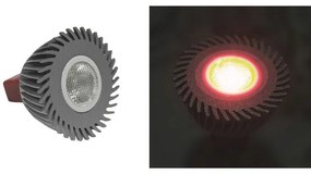 Adeleq Led Λάμπα Ισχύος Mr16 3W 12Vac-Dc 1 Led 30° Κόκκινη 13-16332