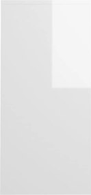 vidaXL Γραφείο Notebook Γυαλ. Λευκό 102,5 x 35 x 75 εκ από Επεξ. Ξύλο