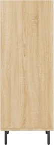 vidaXL Ντουλάπι Sonoma Δρυς 34,5x32,5x90 εκ. από Επεξεργασμένο Ξύλο