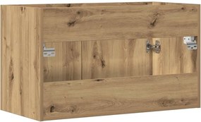 vidaXL Ντουλάπι νιπτήρα μπάνιου Artisan Oak Κατασκευασμένο ξύλο