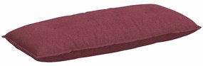 vidaXL Μαξιλάρι Πλάτης Κόκκινο 120 x 19 x 50 εκ ύφασμα