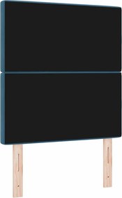 vidaXL Κεφαλάρι Σκούρο Μπλε 80 cm Βελούδο
