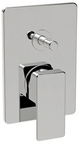 La Torre Profili Chrome Μίκτης Εντοιχισμού 2 Εξόδων με Εκτροπέα 45050R-100