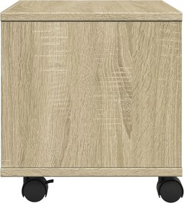 vidaXL Βάση Εκτυπωτή με Ρόδες Sonoma Δρυς 41x32x34,5 εκ.